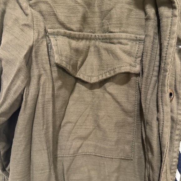 GAP Colorblock Olive Green Utility Field Jacket M - Picture 2 of 7